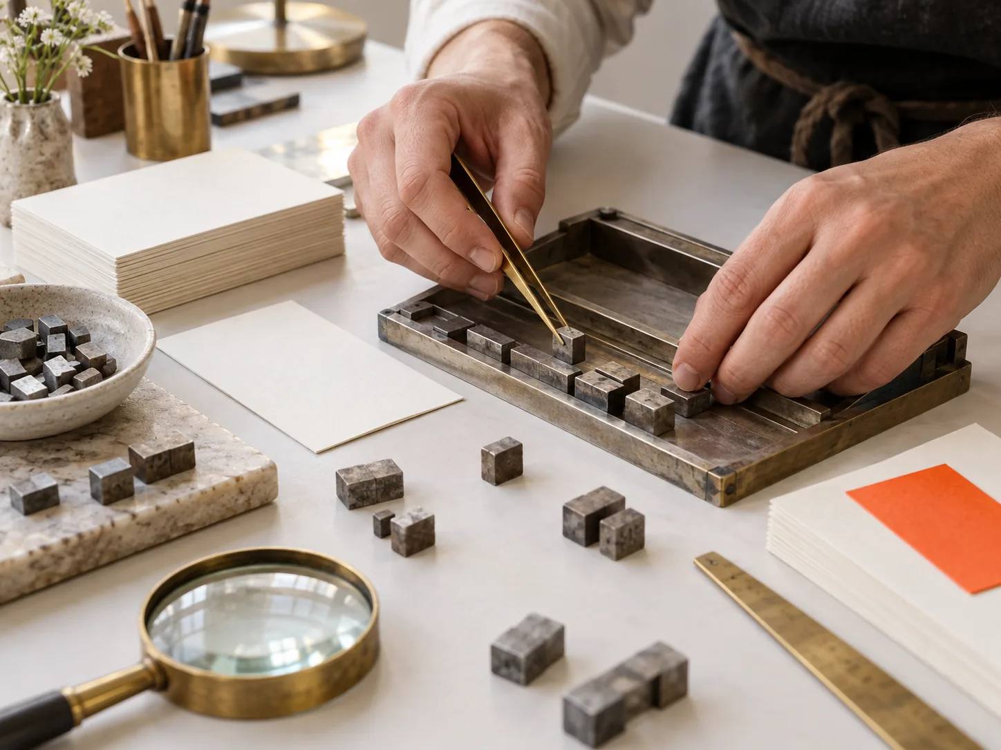Typography and stationery design